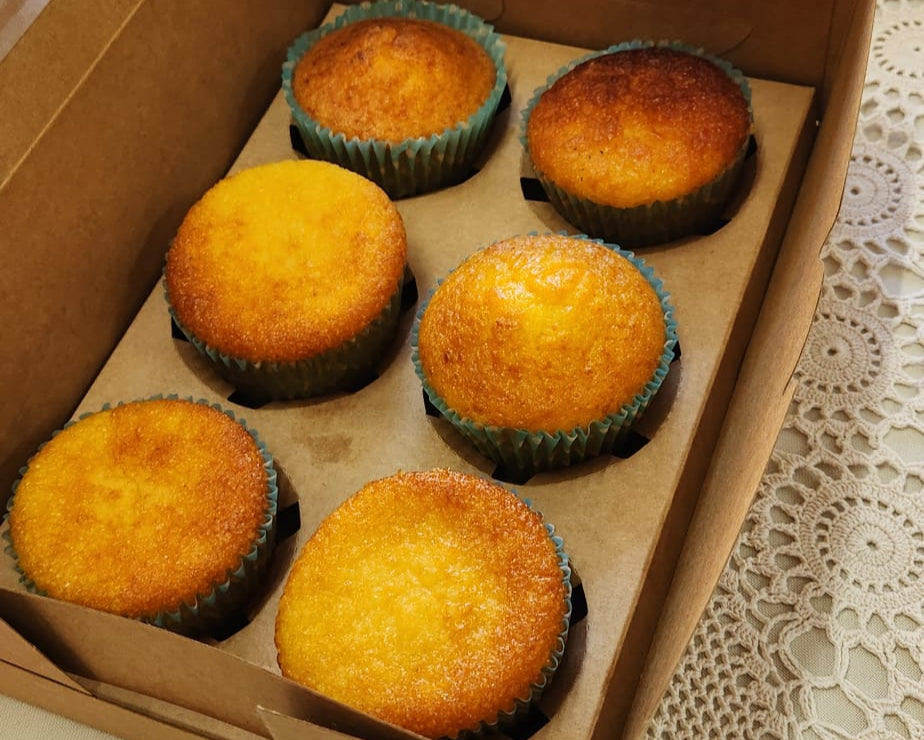 Polenta Cupcake (Broa de Fubá) - 6 pack